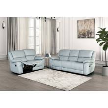 FM69003BL-SF-M-2PC 2PC SETS Glarus Sofa Manual Recliner + Loveseat