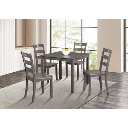FM3419GY-T-5PK Lubbock 5 Pc. Dining Table Set