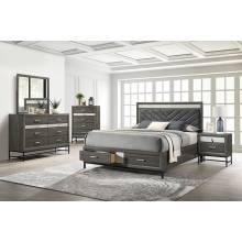FM7212GY-Q-4PC 4PC SETS VOLETA Queen BED