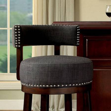 CM-BR6252GY-24-2PK LYNSEY 25" BAR STOOL