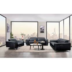 CM9927BK-2PC 2PC SETS ASCONA POWER SOFA + LOVESEAT