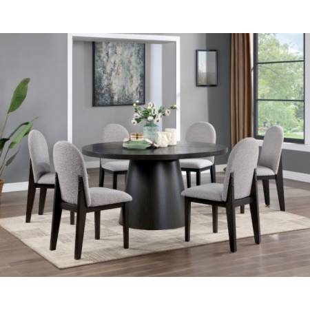 CM3949WN-RT-7PC 7PC SETS ORLAND DINING TABLE + 6 SIDE CHAIRS