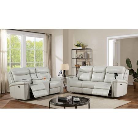 CM6252LG-SF-PM-2PC 2PC SETS FLORINE POWER SOFA + LOVESEAT