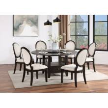 CM3260EX-T-7PC 7PC SETS NEWFORTE DINING TABLE + 6 SIDE CHAIRS