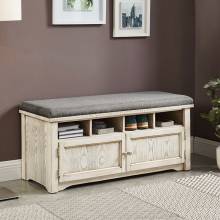 CM-AC308WH GWEBDOLYN SHOE BENCH