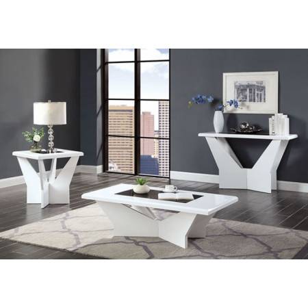 CM4183WH-3PK 3PC SETS DUBENDORF End Table + Coffee Table + Sofa Table