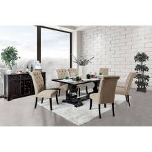 CM3840T-7PC 7PC SETS NERISSA DINING TABLE + 6 SIDE CHAIRS
