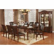 CM3453T-9PC 9PC SETS SYLVANA DINING TABLE + 2 ARM CHAIRS + 6 SIDE CHAIRS