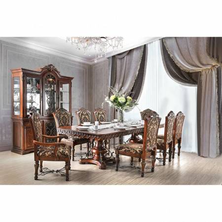 CM3788T-9PC 9PC SETS LUCIE DINING TABLE + 2 Arm Chairs + 6 Side Chairs