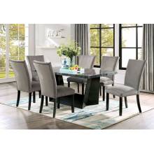 CM3496T-7PC 7PC SETS OPHEIM DINING TABLE + 6 SIDE CHAIR