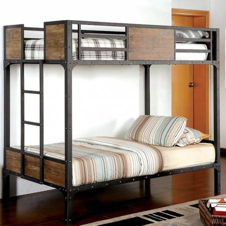 CM-BK029-TT CLAPTON Twin/Twin BUNK BED
