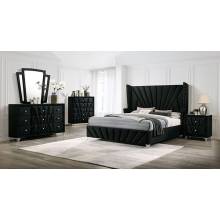 CM7164BK-Q-4PC 4PC SETS CARISSA Queen BED