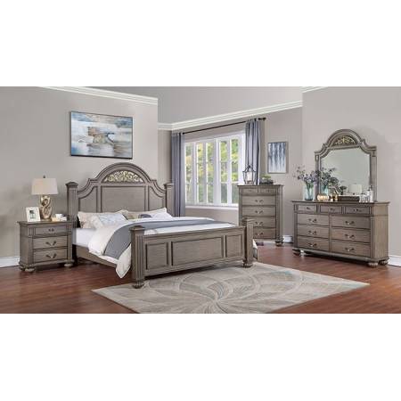 CM7129GY-EK-5PC 5PC SETS SYRACUSE E.King BED