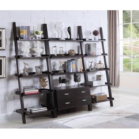 800319-S3 3 PC LADDER BOOKCASE SET