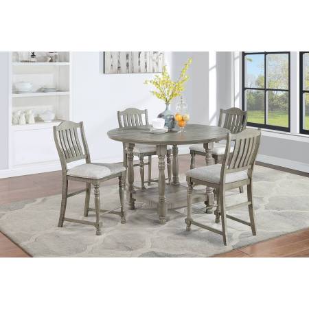 F2427-5PC 5PC SETS Counter Height Table + 4 Chairs