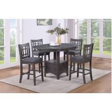 F2401-5PC 5PC SETS Counter Height Table + 4 Chairs