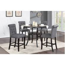 F2517-5PC1 5PC SETS Counter Height Table + 4 Chairs