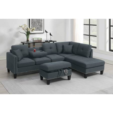 F8886 3-PCS SECTIONAL SET
