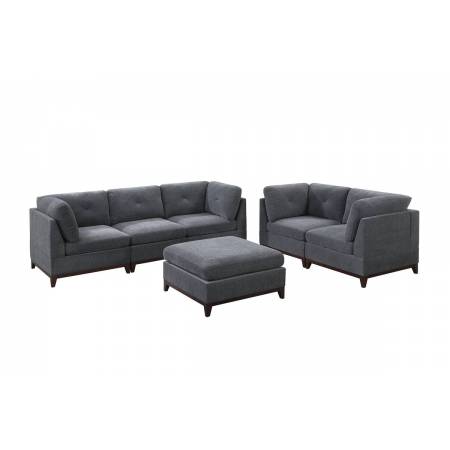 870 6-PCS MODULAR SECTIONAL & SOFA SET