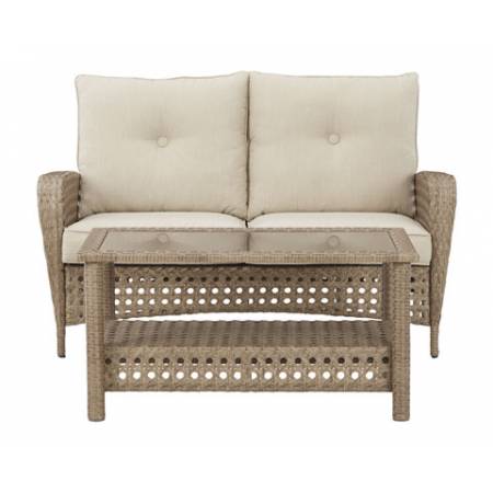P345-035 Loveseat w/Table