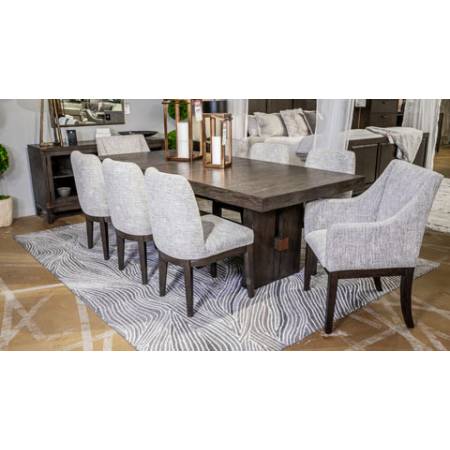 D984 9PC SETS RECT Dining Room EXT Table + 6 Side Chairs + 2 Arm Chairs