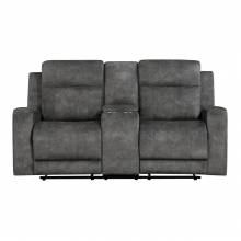 9635DG-2 Double Reclining Love Seat with Center Console