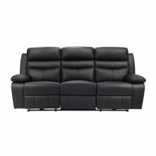 9628BLK-3PW Power Double Reclining Sofa