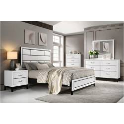 1645WH-1*5 5PC SETS Queen Bed