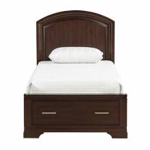 1520CHT-1* Twin Platform Bed with Footboard Storage
