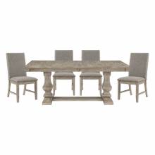 5741NN-94*5 5PC SETS Dining Table + 4 Side Chairs