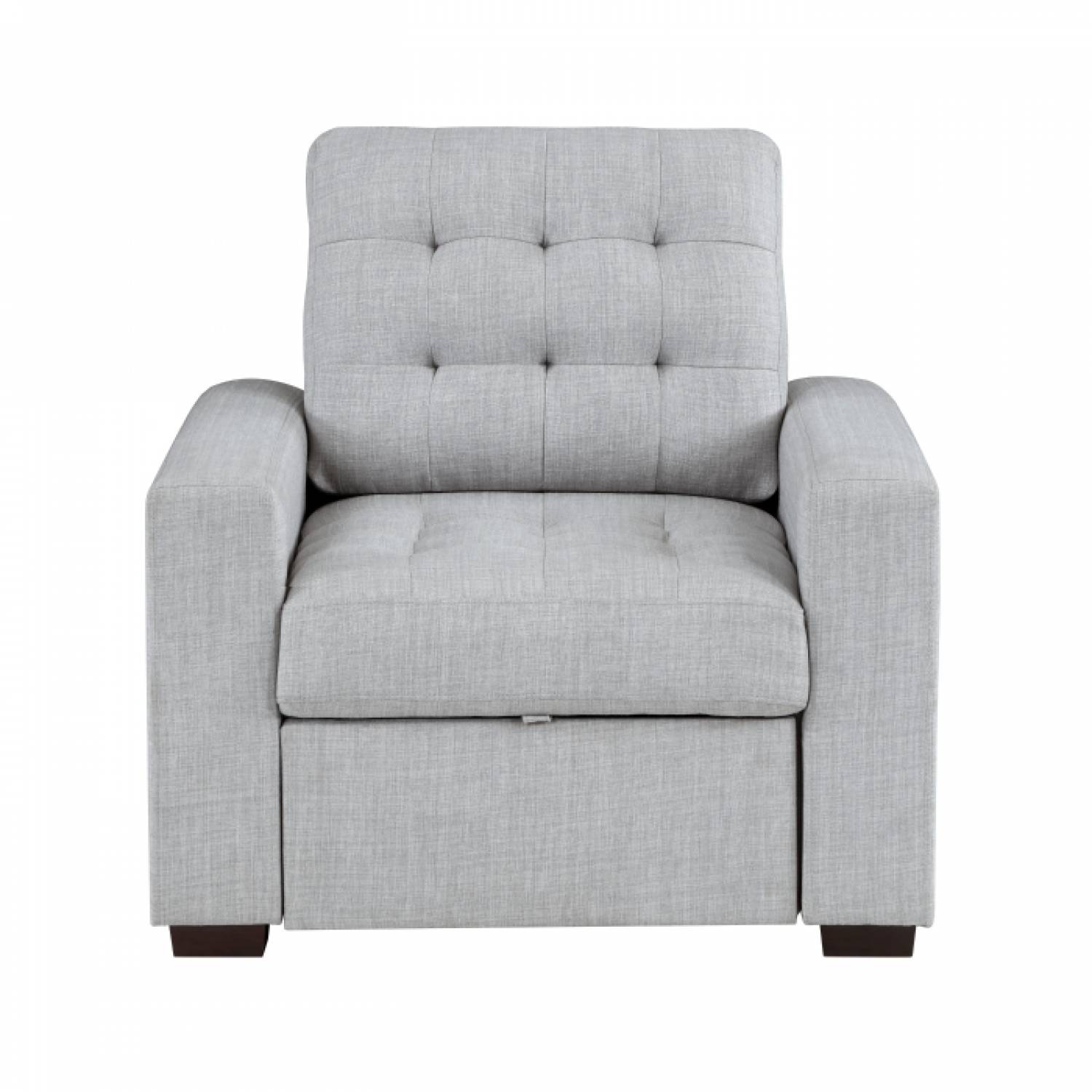 Chair with best sale pull out ottoman