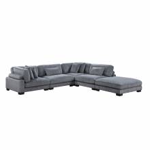 8555GY*5OT 5-Piece Modular Sectional with Ottoman