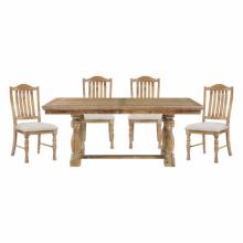 5904NF-90*5 5PC SETS Dining Table + 4 Side Chairs