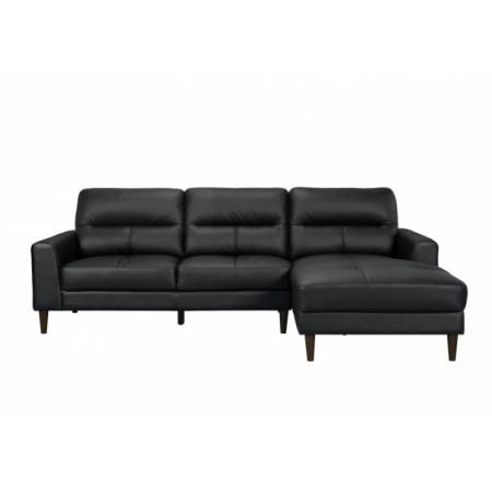 8566BLK*SC 3pc Set: Sofa, Love, Chair