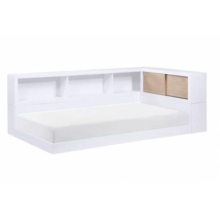 B2012BCT-1BC* Twin Bookcase Corner Bed