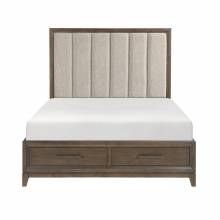1422KN-1CK* California King Platform Bed with Footboard Storage