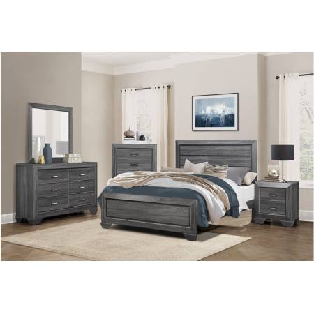 1904GY-1*4 4PC SETS Queen Bed