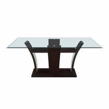710-72* Dining Table, Glass Top