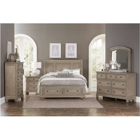 2259KGY-1EK*5 5PC SETS Eastern King Platform Bed with Footboard Storage