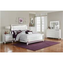 1845KLED-1CK*4 4PC SETS California King Bed, LED Lighting