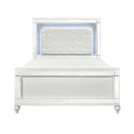 1845KLED-1EK* Eastern King Bed, LED Lighting