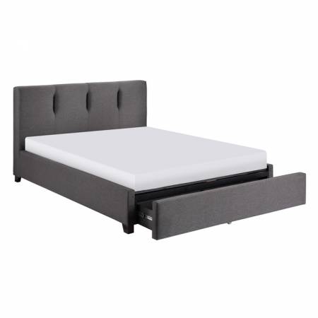 1632GHF-1DW* Full Platform Bed with Storage Footboard