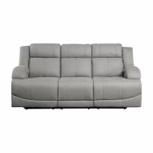 9207GRY-3PW Power Double Reclining Sofa