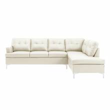 8378WHT* 2-Piece Sectional with Right Chaise