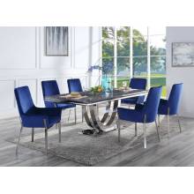 DN00221-7PC 7PC SETS Cambrie Dining Table + 6 Side Chairs