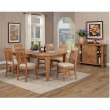 8812 Alpine Furniture 8812-01 Aspen 7PC SETS Dining Table + 6 Chairs