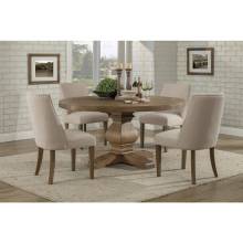 2668 Alpine Furniture 2668-25 Kensington 5PC SETS Dining Table + 4 Chairs