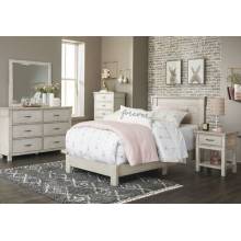 B434 Hollentown 4PC SETS Twin Panel Bed