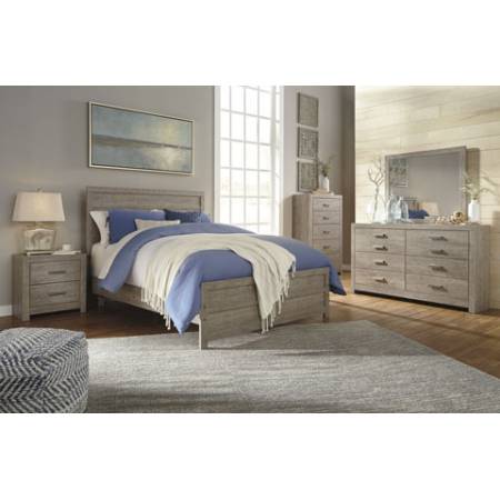 B070 4PC SETS Queen Panel Bed