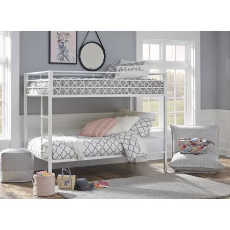 B075-259 Twin/Twin Metal Bunk Bed